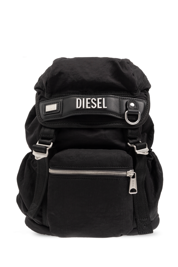 Black 'LOGOS SMALL' backpack with logo Diesel - Mina shoulder bag